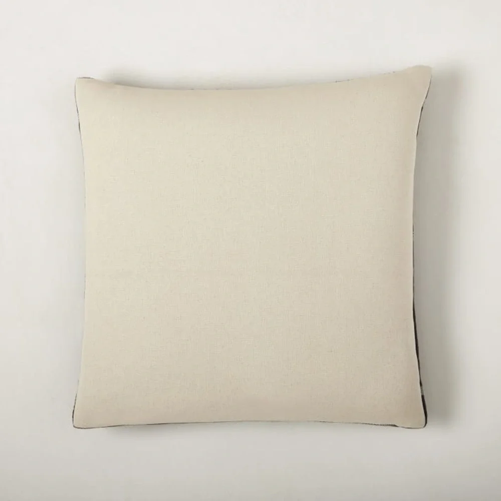 west elm | woven origin plaid pillow cover
